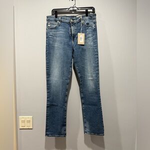 Ag Adriano Goldschmied vintage inspired, Mari high-rise slim, straight Jeans